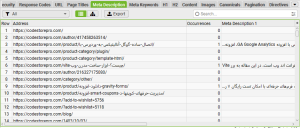 متا دیسکریپشن ها در اسکریمینگ فراگ